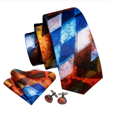 Manžetové knoflíčky s kravatou - Plútós